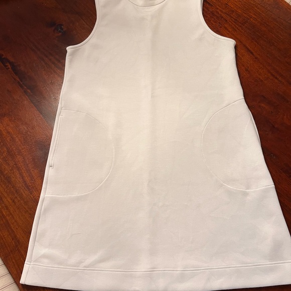 Spanx Air Essentials mock neck dress sz L EUC white / cream - Picture 6 of 7